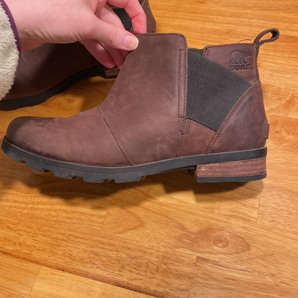 Sorel Brown Waterproof Boots - Picture 2 of 5